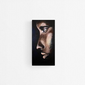Fine art giclee print &quot;Silhouette&quot; 10&quot;x20&quot; print of original acrylic painting