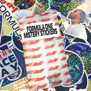 Formula 1 Mystery Stickers Pack / Formula 1 mystery stickers pack / F1 / sticker / pouch / surprise