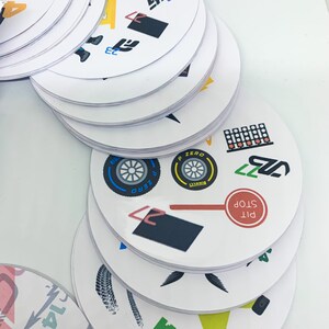 SPOT-IT Formula 1 / DOBBLE Formule 1 / jeu de carte / gift / game / driver / pilote / sport auto / fait main / idea / handmade / fun