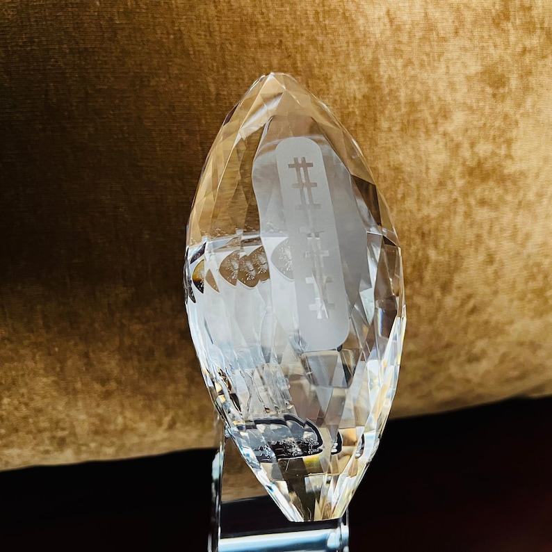 Crystal Football Champion Award, Free Engraving on Base, Ideal Award for Football Player, Coach, Fans and Winners, Free Layout. bild 8