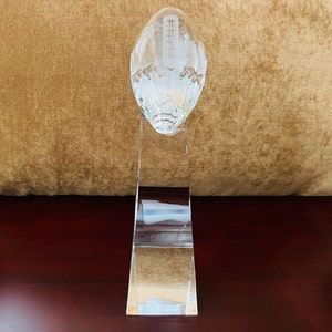 Crystal Football Champion Award, Free Engraving on Base, Ideal Award for Football Player, Coach, Fans and Winners, Free Layout. bild 9