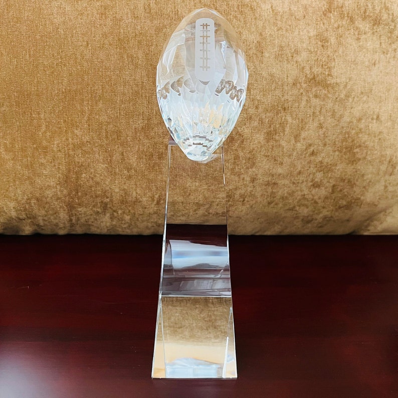 Crystal Football Champion Award, Free Engraving on Base, Ideal Award for Football Player, Coach, Fans and Winners, Free Layout. bild 9