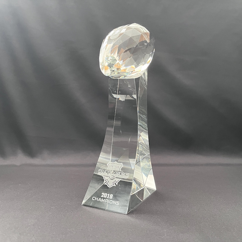 Crystal Football Champion Award, Free Engraving on Base, Ideal Award for Football Player, Coach, Fans and Winners, Free Layout. bild 4