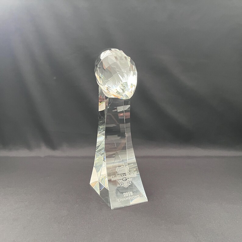 Crystal Football Champion Award, Free Engraving on Base, Ideal Award for Football Player, Coach, Fans and Winners, Free Layout. bild 3