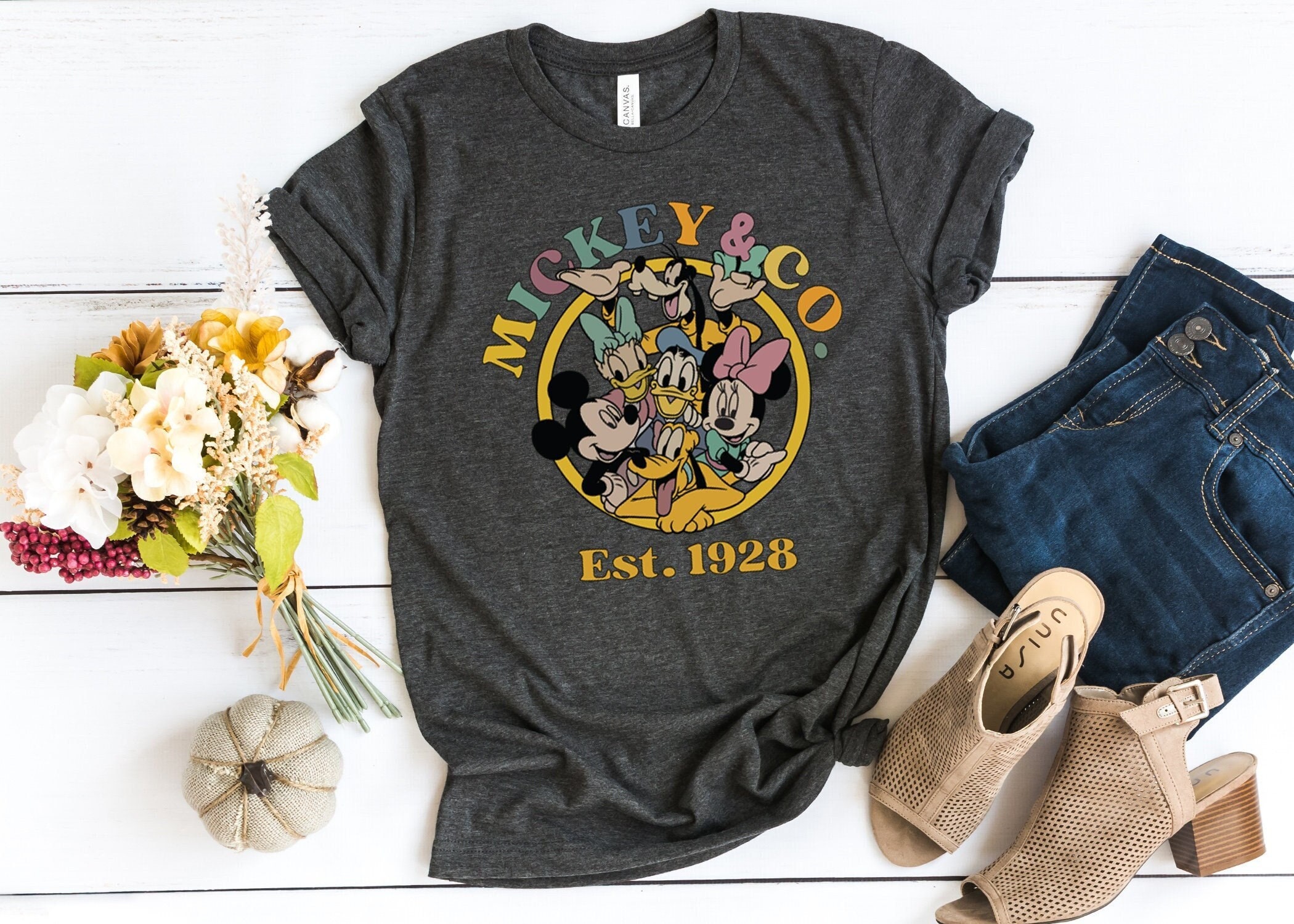 Discover Mickey And Co Shirt, Vintage Disney Shirt, Retro Disney Shirt, Mickey and Friends Shirt