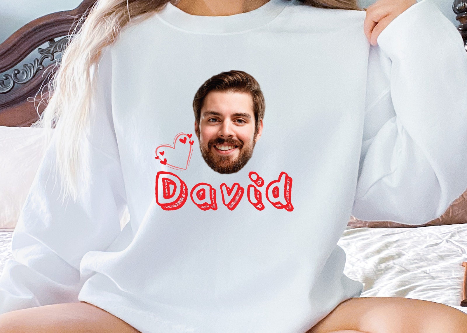 sweater with face