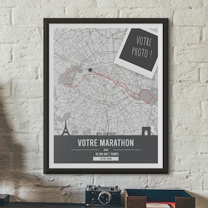 Gepersonaliseerde marathonposter
