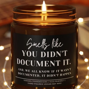 Vela de cera de soja divertida para gerente de recursos humanos, regalo de broma para colegas del equipo de recursos humanos corporativos, regalo divertido para el jefe de un empleado (2025) Decoración de escritorio