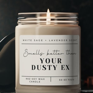 Funny Breakup Soy Wax Candle Friend Heartbreak Break Up Celebration Gift Divorced Party Favor Newly Divorce Gift For Her Goodbye Boyfriend