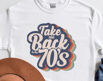 Retro 70s Kid Graphic Shirt, 70s Clothing Gift