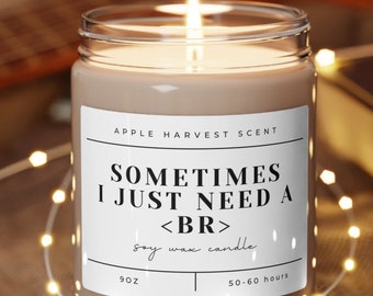 IT Tech Support Soy Wax Candle, Software Developer UX Engineer Coder Humor Decor