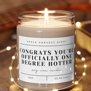 College Graduate Soy Wax Candle, Masters Degree, PHD Graduation Gifts, Grad Gifts for Him, Class of 2026, Bachelors Grad Congrats