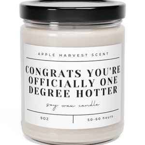 College Graduate Soy Wax Candle, Masters Degree, PHD Graduation Gifts, Grad Gifts for Him, Class of 2026, Bachelors Grad Congrats