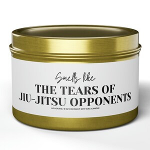 Bougie drôle de cire de soja pour entraîneur de Jiu Jitsu brésilien, cadeau d'instructeur de formation pour enfants JJJ Gi, cadeau de sport de combat d'arts martiaux d'autodéfense