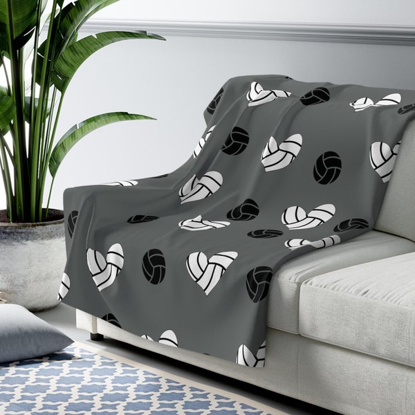 Volleyball Fleece Etsy