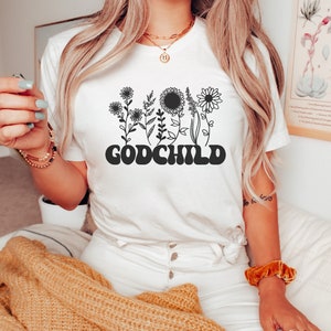 Godchild Shirt, Goddaughter Shirt, Goddaughter Gift From Godmother, Baptism Gift From Godparents, Goddaughter Birthday Gift For Goddaughter