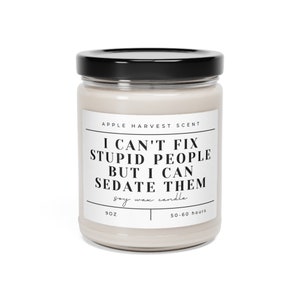 CRNA Anesthesia Soy Wax Candle, Nurse Anesthetist Surgical Team Graduation Humor Decor bild 10