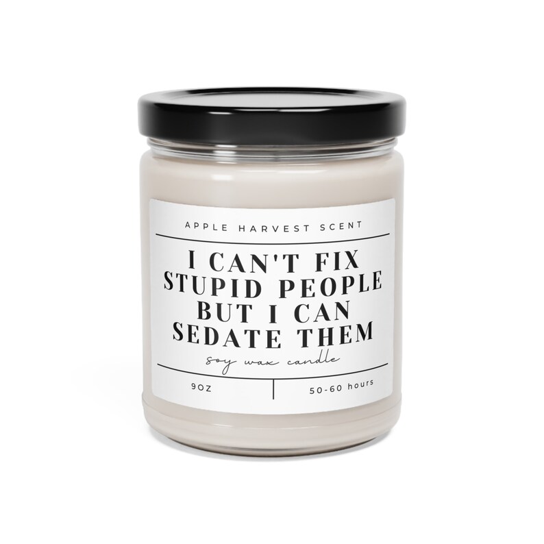 CRNA Anesthesia Soy Wax Candle, Nurse Anesthetist Surgical Team Graduation Humor Decor bild 10