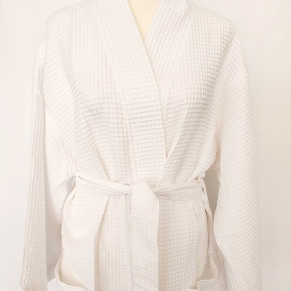 Waffle Weave Robe Etsy