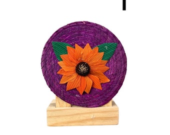 Handmade Napkin Holder Mexican Palm Servilletero Different Designs Fiesta Decoration Table Colorful Napkin Holder