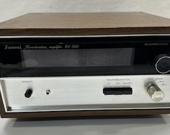 Sansui RA-500 Reverberation Amplifier - Tested Works