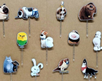 Animals Puppy Life Pets Dogs Cupcake Toppers