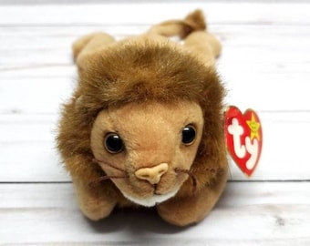 Roary Lion ty Beanie Baby Rare Vintage Plush