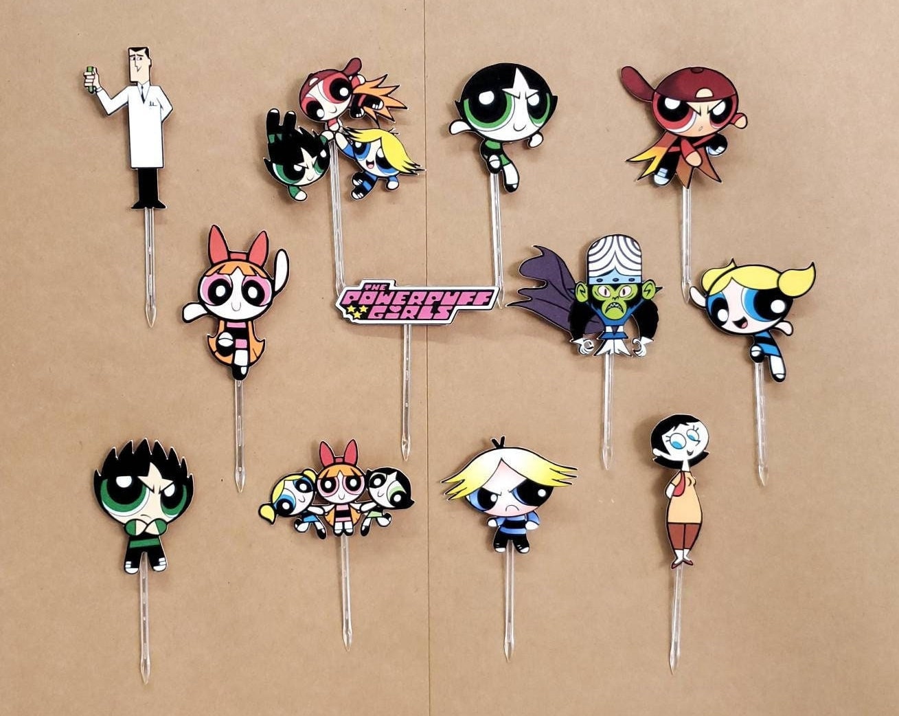 Lot De 3 Paquets De 50 Caissettes Cupcakes Vintage - Les Powerpuff Girls - 2000