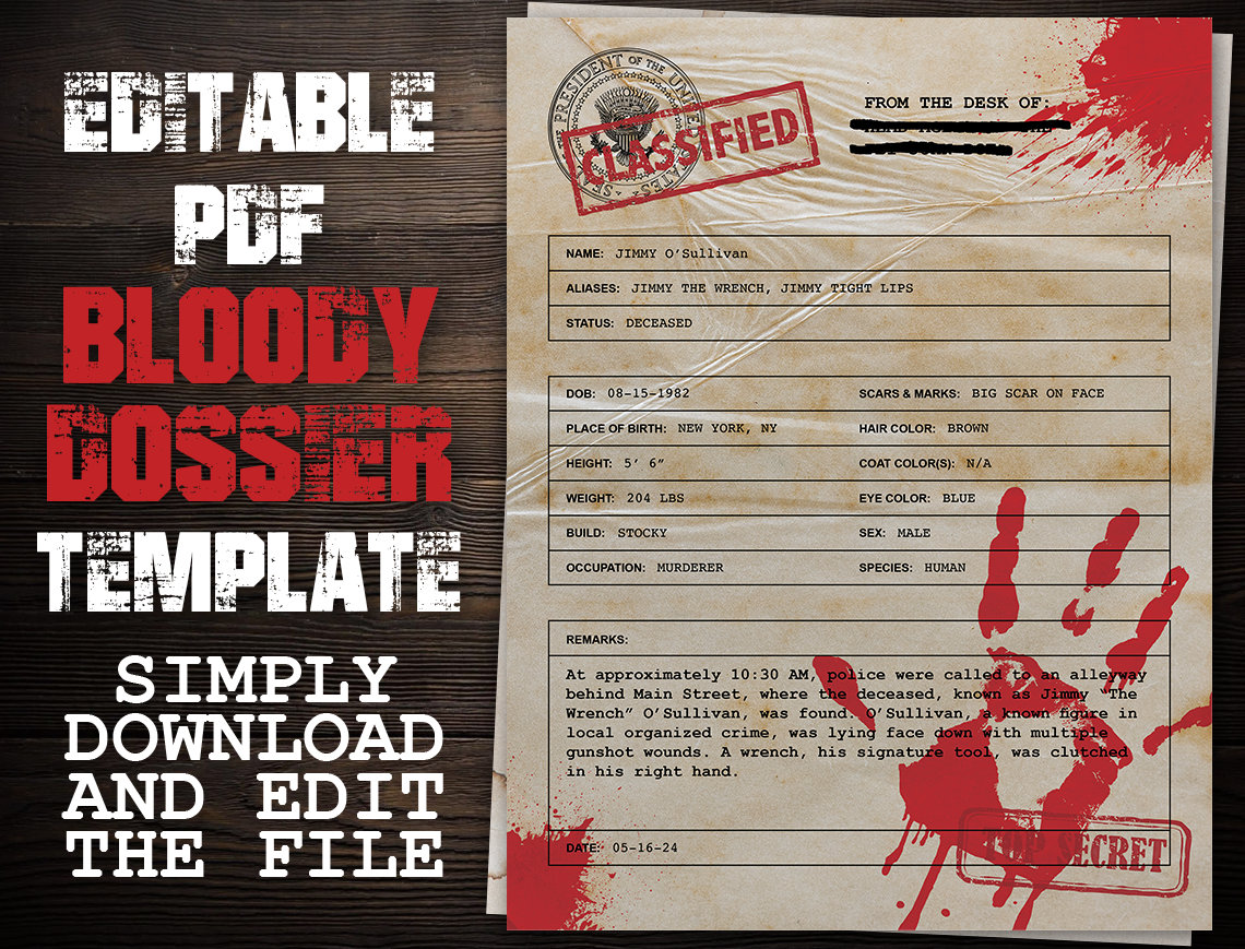 BUSTAFELLOWS おみやげペーパー　SSペーパー TOP SECRET Top Secret Dossier - Etsy