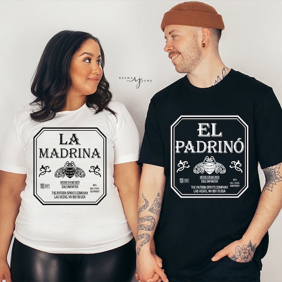 Madrina y Padrino Patron SVG Bundle: Spanish Shirt Designs (Digital Download)