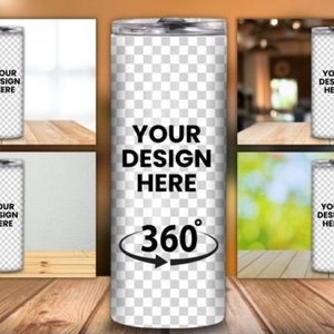 Maqueta de vídeo de vaso flaco, maqueta de lienzo, maquetas de copa, maqueta de vídeo, maquetas de tendencias, maquetas de vídeo, vídeo de listado, vídeo de vaso de 20 oz