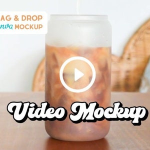 Libbey Glass Video Mockup, Canvas Mockup, Cup Mock ups, Video Mock up, Trending Mockups, Video makiety, Listing Video, Beer Puszka, Coffee Cup
