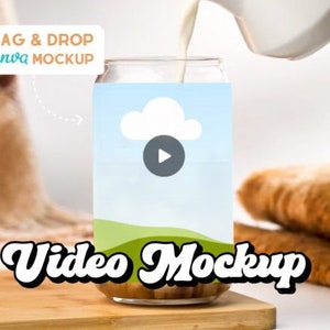 Libbey Glass Video Mockup, Canvas Mockup, Cup Mock ups, Video Mock up, Trending Mockups, Video makiety, Listing Video, Beer Puszka, Coffee Cup