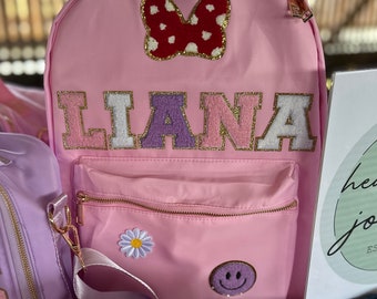 Custom Backpack | Personalized Backpack | Back to School | Kids Gift | Patched Bag | Custom Patches