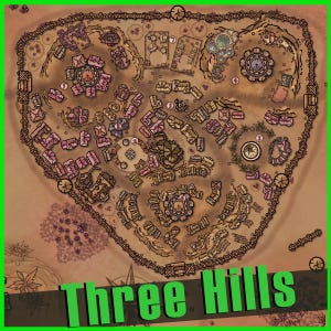 DND Prairie Town Map, handgemaakte fantasy Campaign City Map, voor Fantasy TTRPG, VTT, City map D&D Campaign, Pathfinder 2, Daggerheart en meer