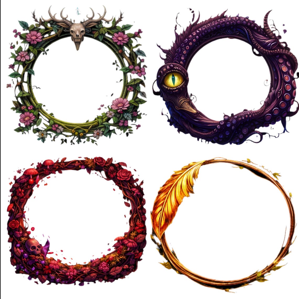 DND 500+ Token Frame Pack - Token Borders for Fantasy Ttrpg's ...