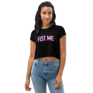 Fist Me Crop Tee