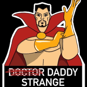 Doctor (Daddy) Strange Bubble-free stickers