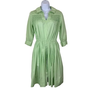 50s Mint Green Dress - Etsy