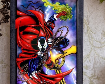 Spawn 11x17 Poster Print: Original Hand-Inked Wall Art