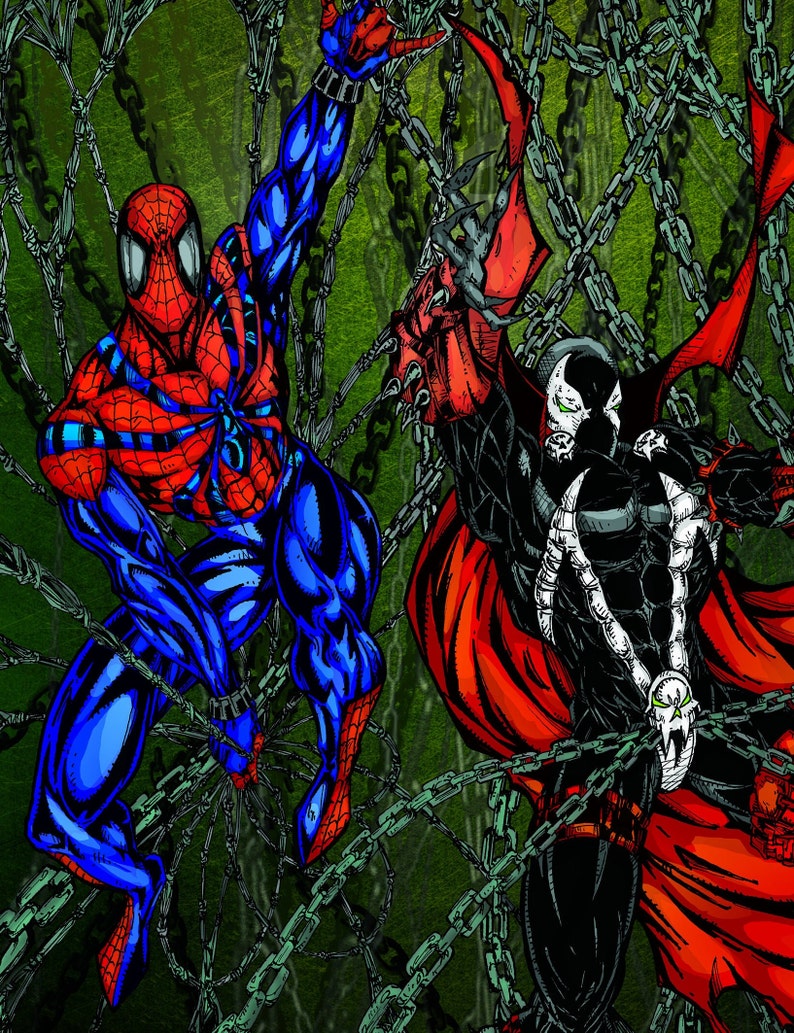 Spiderman & Spawn 11x17 Poster Print - Etsy