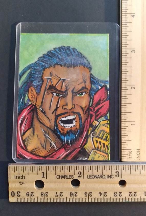 Original X-men Sketch Cards: Bishop, Storm, Wolverine - Etsy