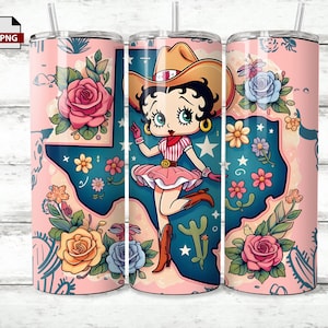 Texas Doll Tumbler Wrap/ Texas png/ Cowgirl png/ Texas Skinny Tumbler Wrap/ 20 oz/