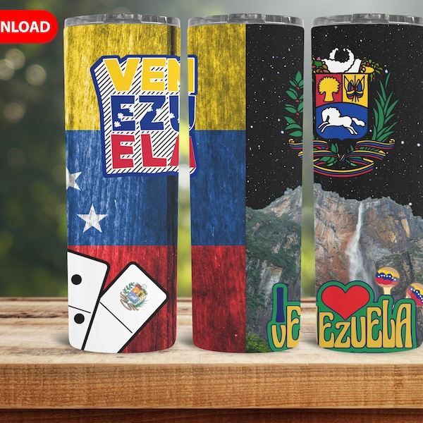 Venezuela Tumbler wrap/ 20oz/ Chamo/ caracas PNG /digital file png tumbler/