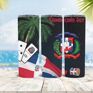 Dominican Republic Tumbler/ 20oz/ RD/ Dominican Soy/ PNG /tumbler wrap/ skinny tumbler