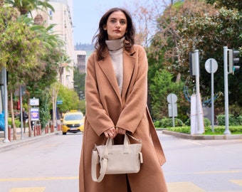 Stylish Leather Shoulder Bag | Leather Handbag | Leather Tote Bag Leather Purse Leather Womens Bag Birthday Gift For Girlfriend Gift For Her
