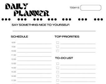 Modern Daily Planner Download