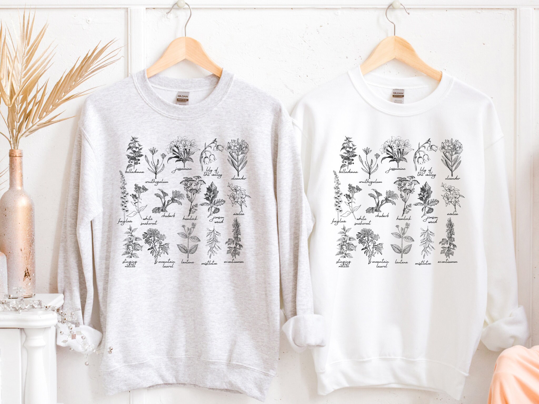 Belladonna Sweatshirt, Deadly Nightshade Top, Witchy Vibes, Gothic