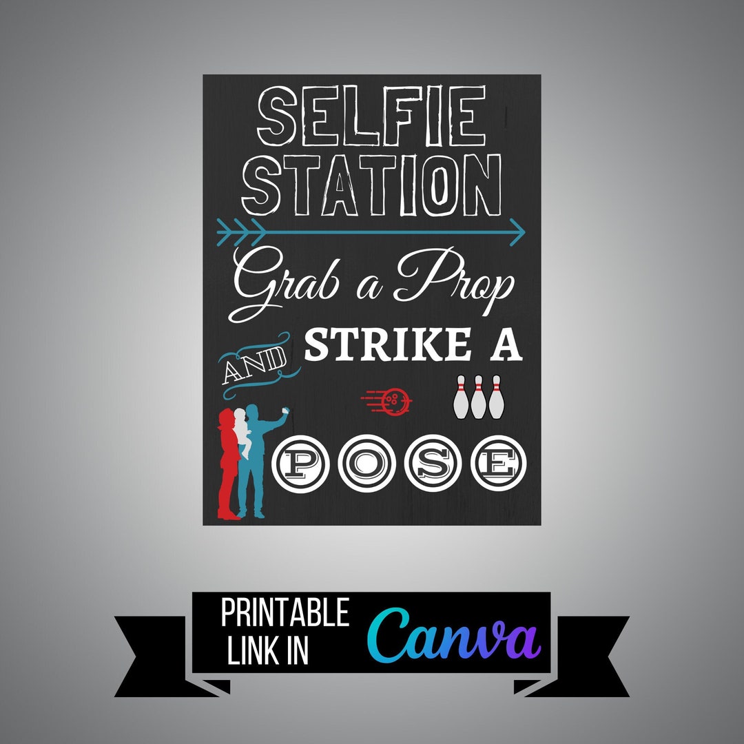 Selfie Station Printable - Etsy