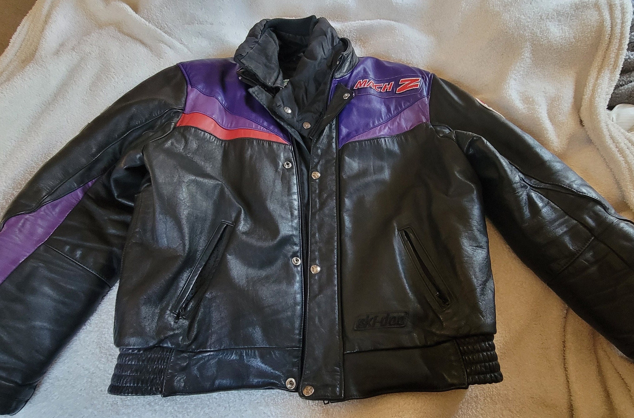 Vintage Ski-Doo Logo Harriton 1/4 Zip Fleece Pullover Vintage Ski-Doo Logo Harriton 1/4 Zip Fleece Pullover